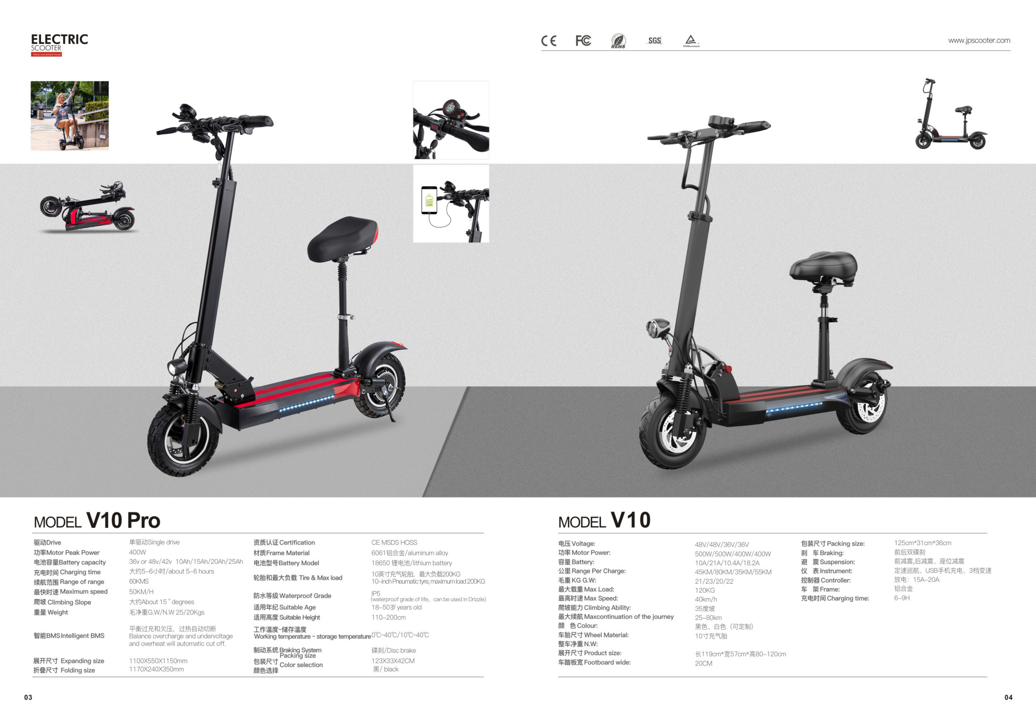 ZIJAZO S10 Pro catalog sheet